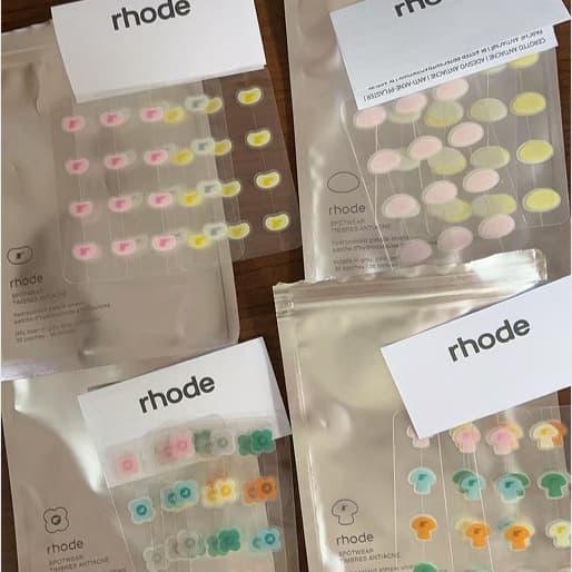 Rhode Hailey Bieber Hydrocolloid Acne Patches Bubble, Jellybean