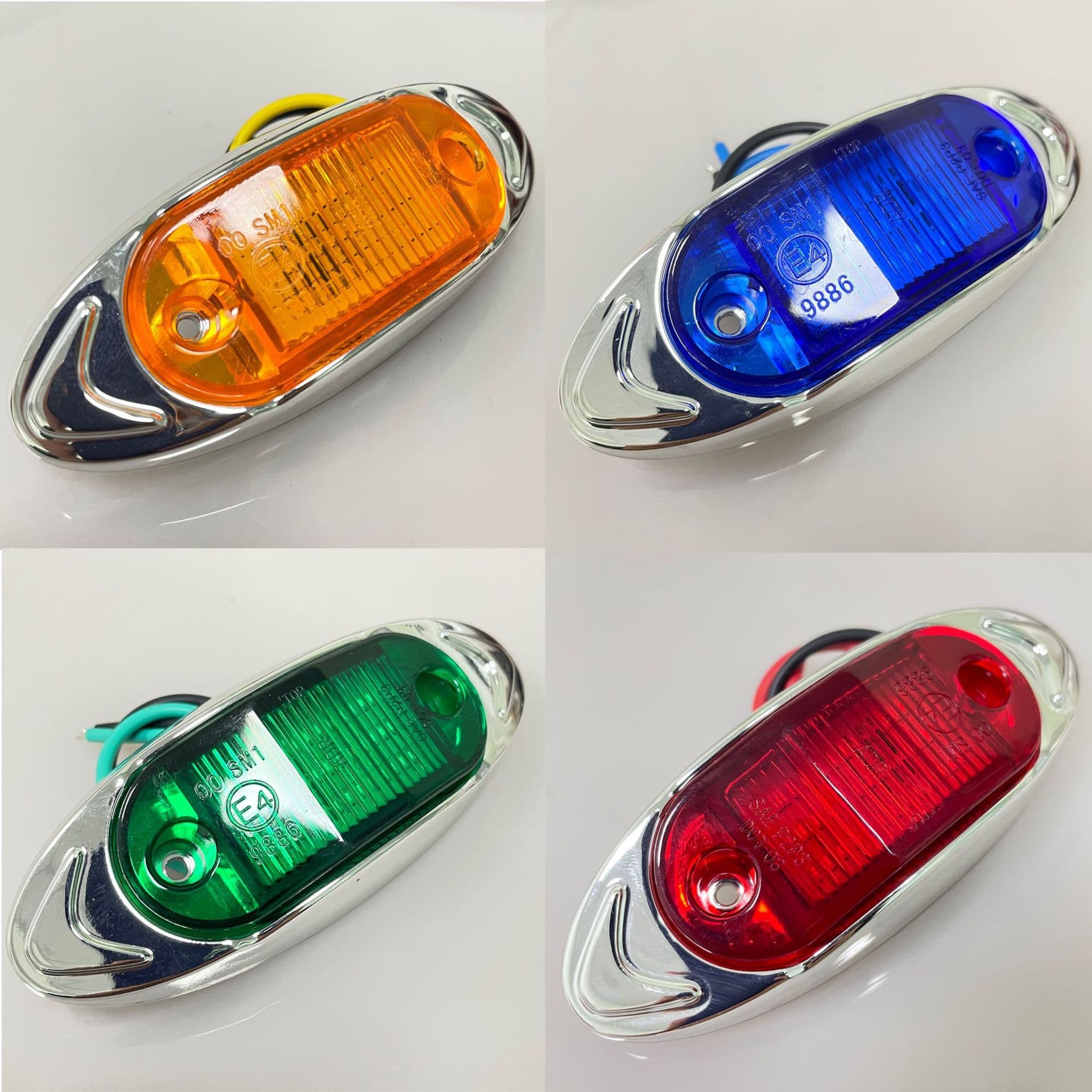 Cross-border 6LED Strip Side Marker Light Truck Side Light 12-24V Wide Voltage eBay SRK-006