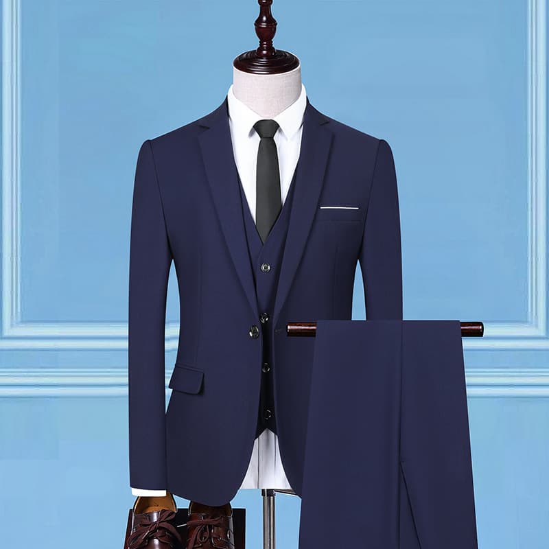 High-End Men's and Women's Suit Set 4S Hotel Enterprise Workwear Teacher Professional Attire Stylish Blazer for Men