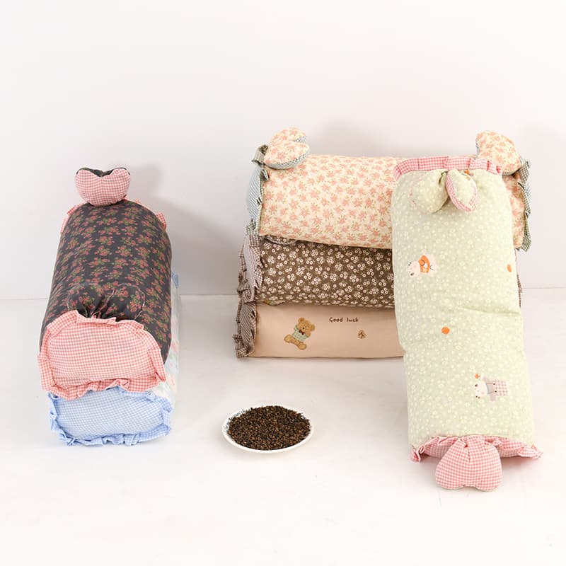 2025 New Hot-Selling All-Cotton Double-Layer Gauze Buckwheat Pillow Core Cartoon Children Student Adult Neck Care Pillow - Field