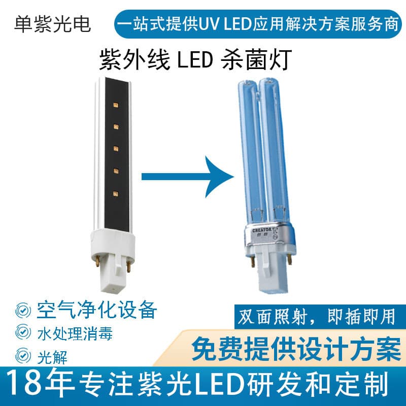 275nm Disinfection Light Source Replacement H-Type Air Purifier SMD UVC LED Bead H-Type 3535