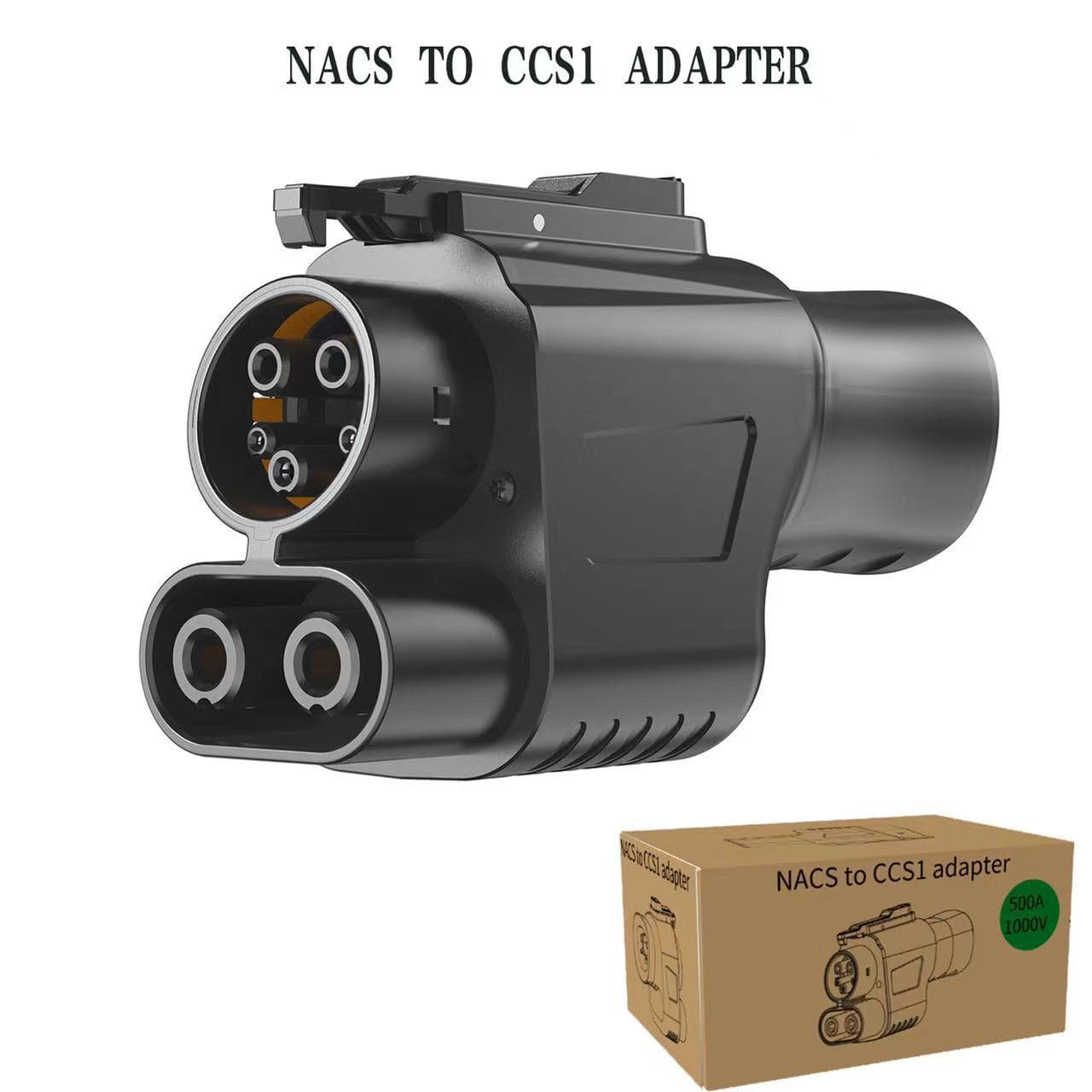 NACS to CCS1 US Standard DC Adapter, NACS Fast Charging Tesla Charger Conversion Connector, Waterproof Socket