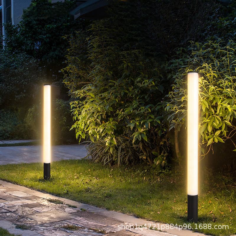 Courtyard Light, Outdoor Lamp, Waterproof High Pole Light, Lawn Lamp, Minimalist Exterior Landscape Project Light, Garden Villa Ground Spike Light