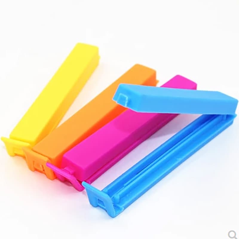 Plastic Sealing Clip for Tea Bags, Food Freshness, Snack Bags, Moisture-Proof Airtight Clip, Custom Logo Available from Manufacturer