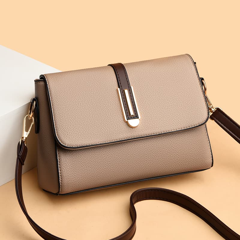 2026 New Women's Crossbody Bag Trendy Fashion Versatile Soft Leather Women's Bag Shoulder Bag Commuting Mobile Phone Bag Cross-Border Foreign Trade