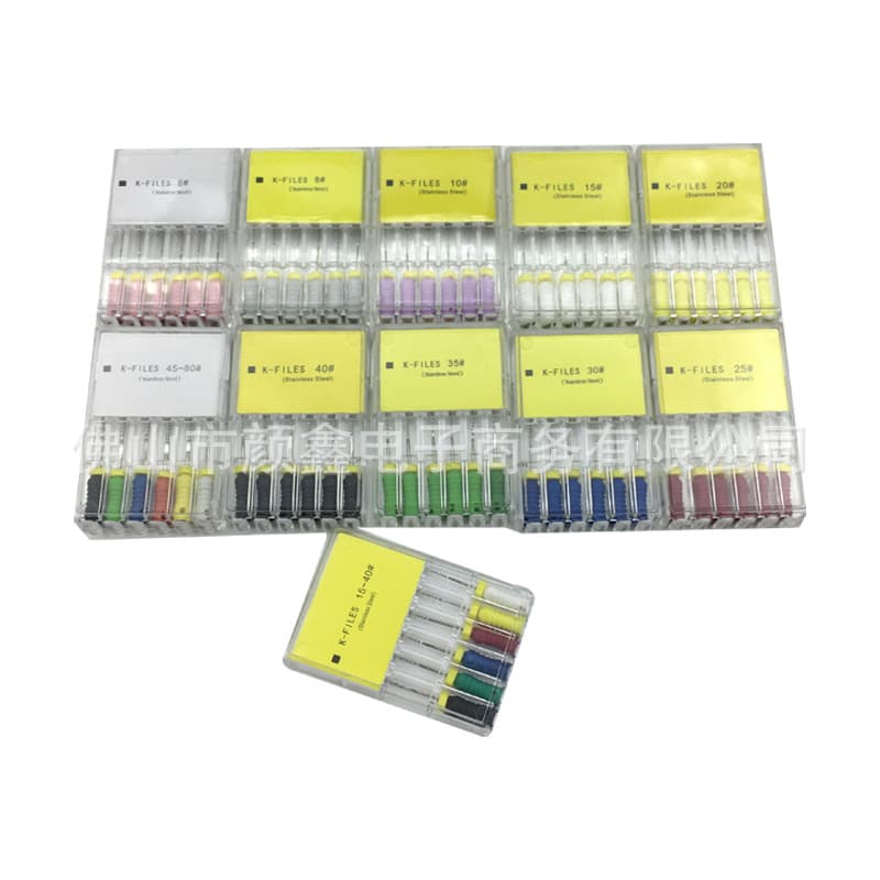 Dental Stainless Steel Root Canal Files K-File H-File Reamer