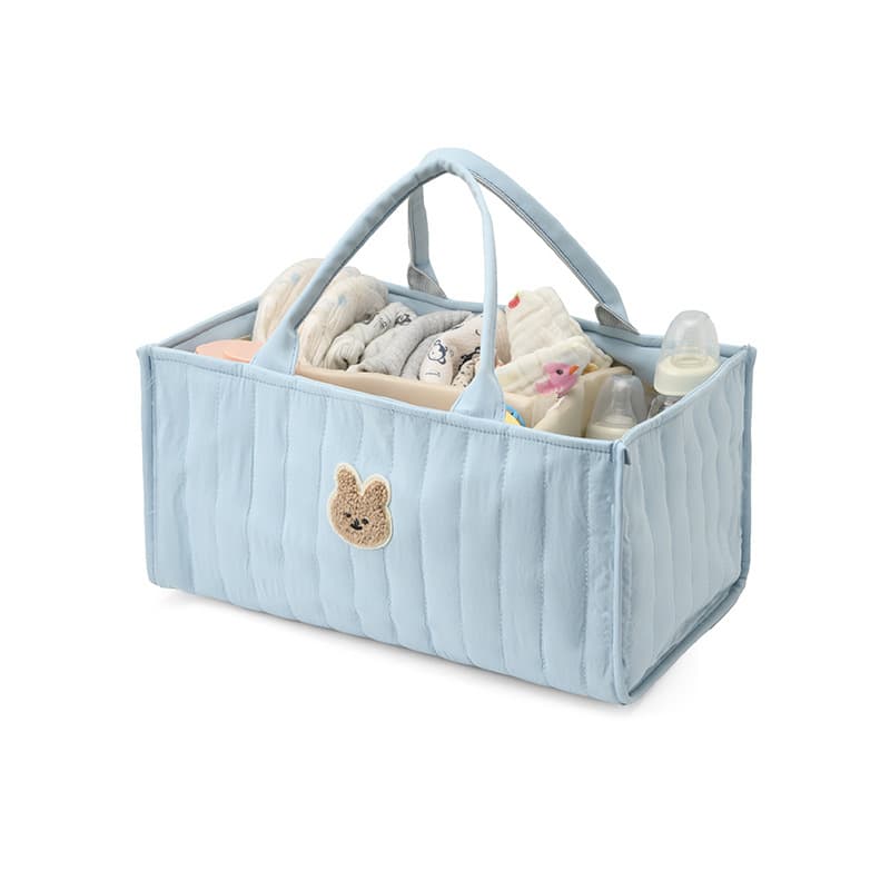 Multi-Compartment Diaper Bag Baby Nappy Organizer Cross-Border Multifunctional Foldable Bottle Diaper Handbag Tote