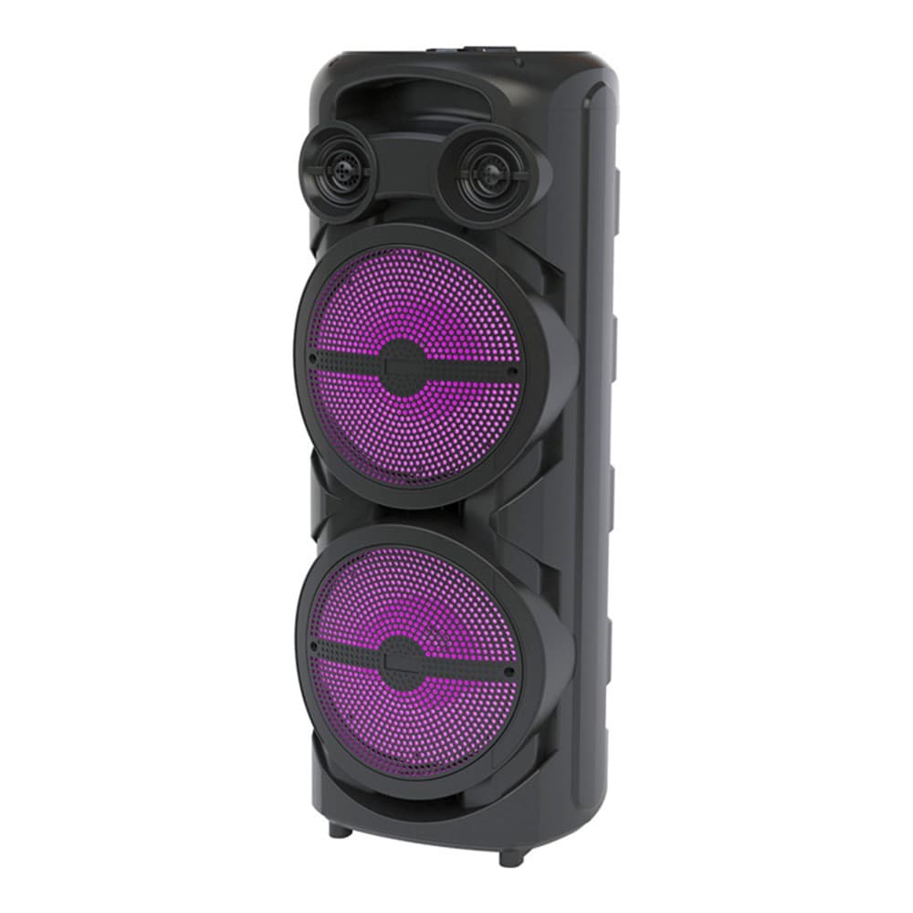 Dual 8-Inch Wireless Bluetooth Speaker, Portable Outdoor Small Subwoofer, Home Theater, High Volume, Card-Playable Audio