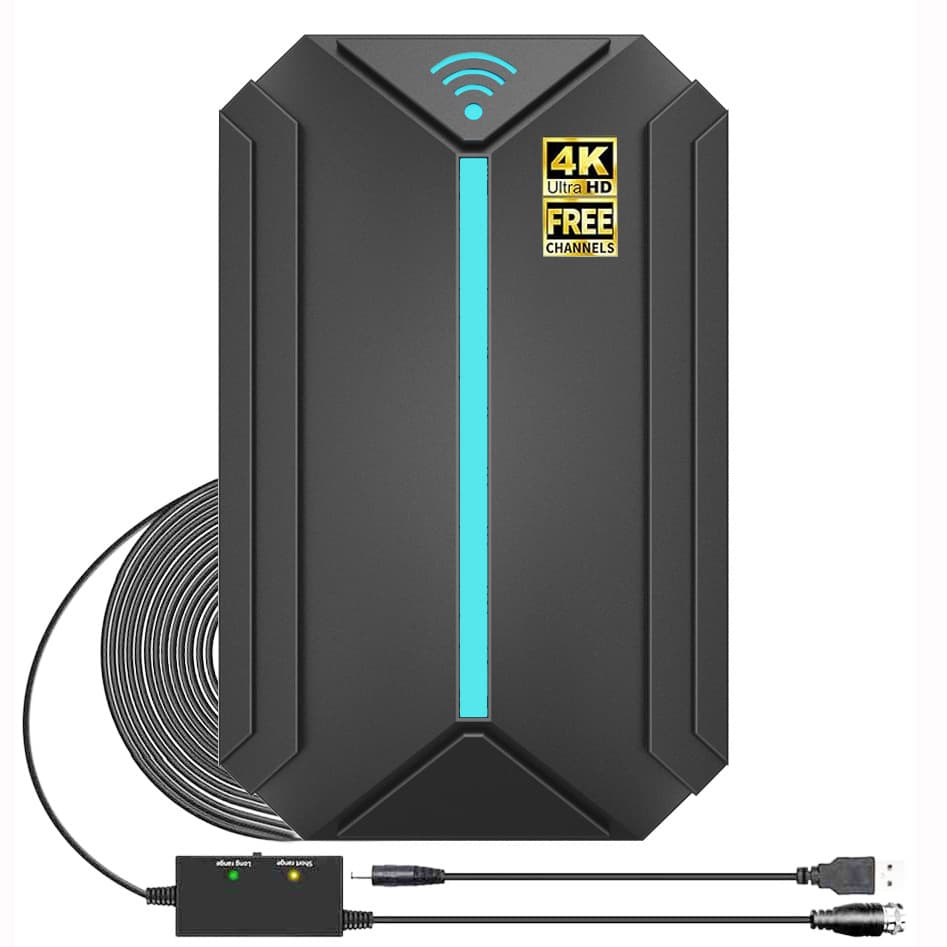 4K TV Antenna Cross-Border DVB-T High Gain HD DTMB Digital Indoor ISDB Indoor Outdoor TV Antenna
