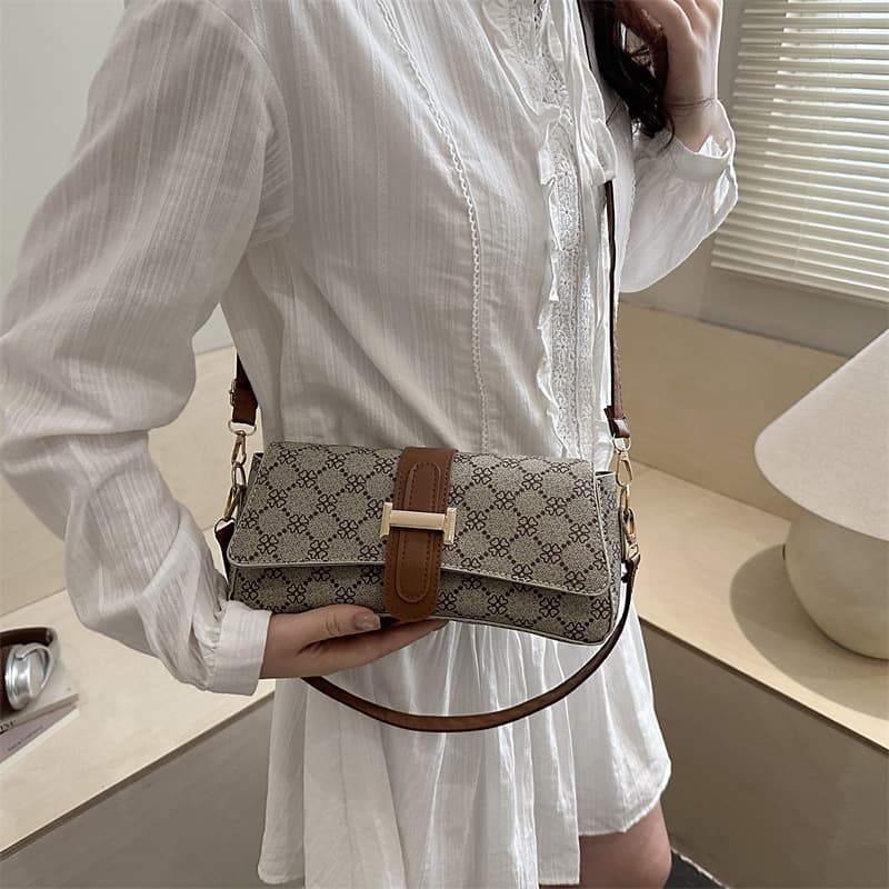 Spring Textured Large Capacity 2026 New Trendy Fashion Simple Stylish Casual Crossbody Shoulder Small Square Bag