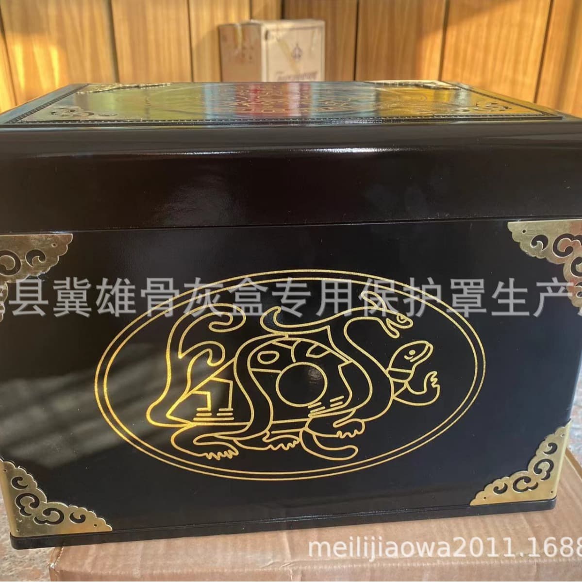 Premium Urn Protective Cover, Fine Moisture-Proof Box, Sturdy, Waterproof, Wear-Resistant, Thickened, High-Grade Anti-Corrosion Outer Case, Blessing Box
