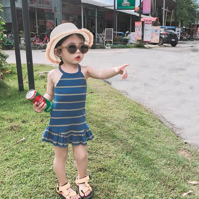 Children's skirt girls' dress 2026 new Korean style camisole baby summer dress trendy children