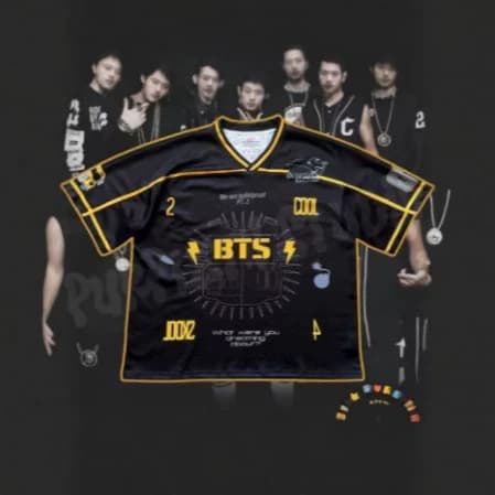 BTS Star Jersey KPOP Music Jersey Sports Quick-Dry Breathable Comfortable Parent-Child Short Sleeve T-Shirt