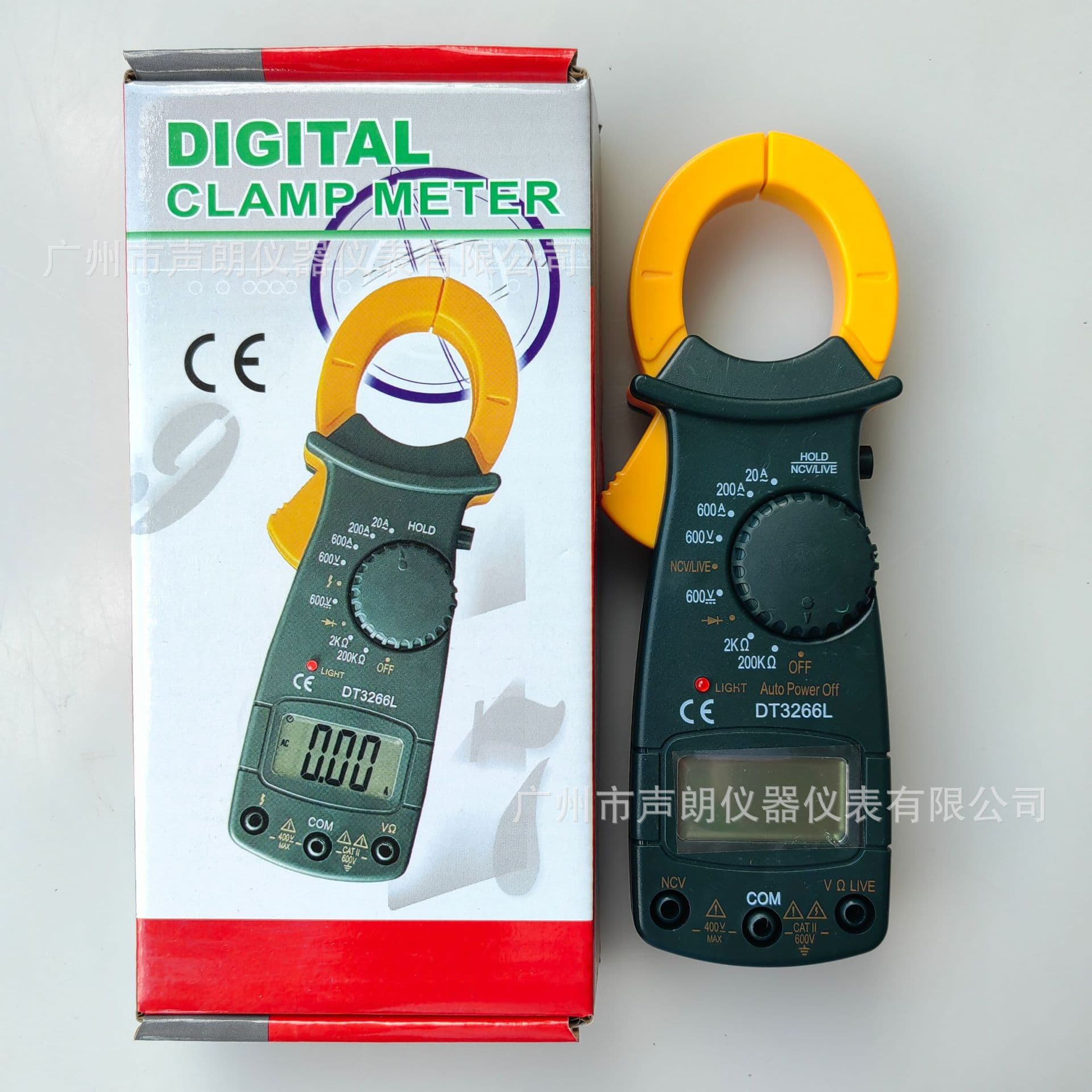 Large Circuit Board DT3266L Digital Clamp Meter AC 600A Ammeter Export Instrument Voltmeter
