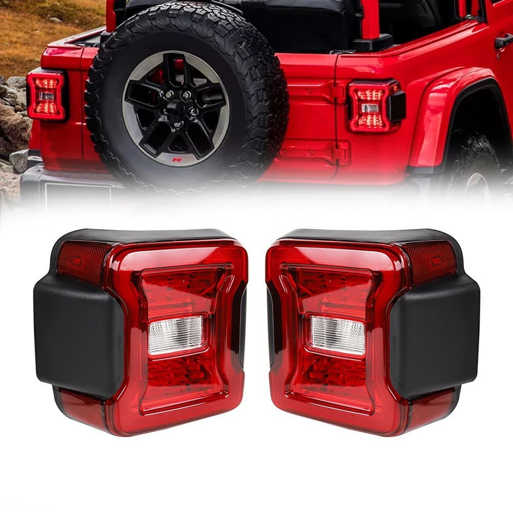 Cross-border direct selling Wrangler JL tail light suitable for 18-24 years Wrangler JL tail light with bracket