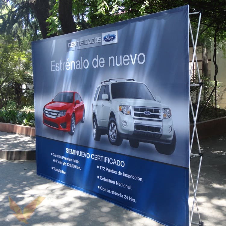 Pull-up Banner Stand Outdoor Portable Advertising Aluminum Fabric Signature Wall Foldable Retractable Printed Background Pull-up Banner Stand