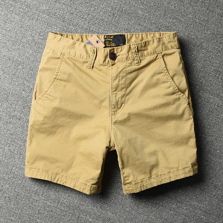 American cross-border shorts men's three-quarter pants trendy cotton stretch summer thin fashion casual shorts three-quarter pants