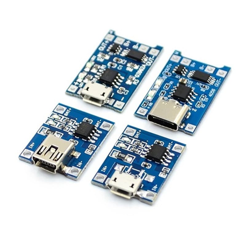 1A lithium battery charging module TYPE-C battery charging board led drive power module USB interface with protection