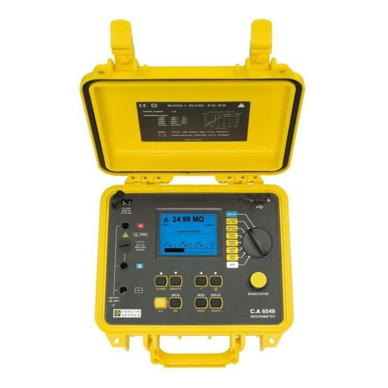 French CA6549 Insulation Resistance Tester Megohmmeter Chauvin Arnoux High Performance Original Import