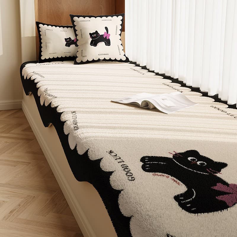 Master bedroom bay window cushion, plush windowsill pad, children's room thickened balcony cushion, tatami seat cushion removable and washable.