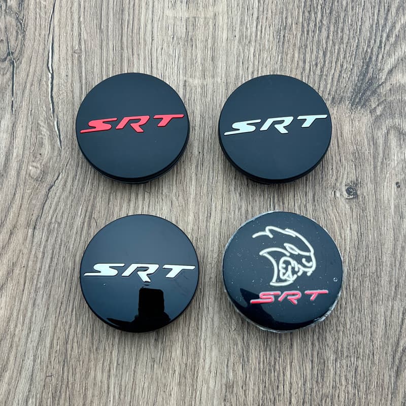 Compatible with DODGE Hub Center Caps, Dodge Hellcat SRT Hub Caps, Challenger, Chrysler 300C