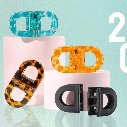 Cross-border Bestseller Magnetic Hair Clips High-Quality Fashionable Magnetic Hair Clips with INS Style Leopard Print Versatile Design