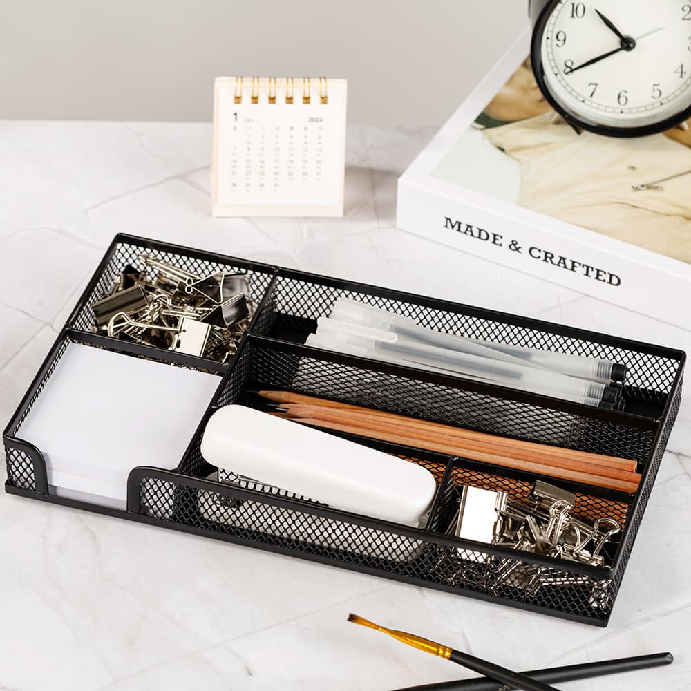 Simple Office Desktop File Holder Shelf Desk File Organizer Storage Box File Frame Bookend Document Rack