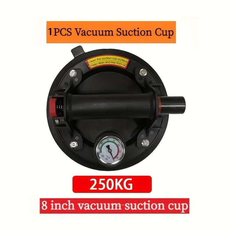 Electric Sucker Automatic Air Supply 8-Inch Vacuum Pump Glass Tile Heavy-Duty Suction Lifter Auto Start-Stop Sucker