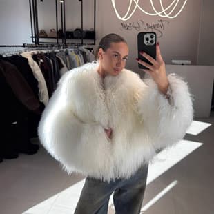 European and American New Fur Coat Women's Faux Wool Short Coat Plus Size Women's Clothing
