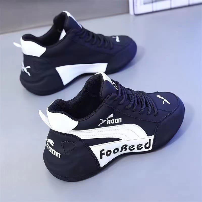Men's Sneakers Trendy Brand High-End Agassi Shoes Cross-Border Korean Style Color-Block Casual Shoes Large Size Skate Shoes