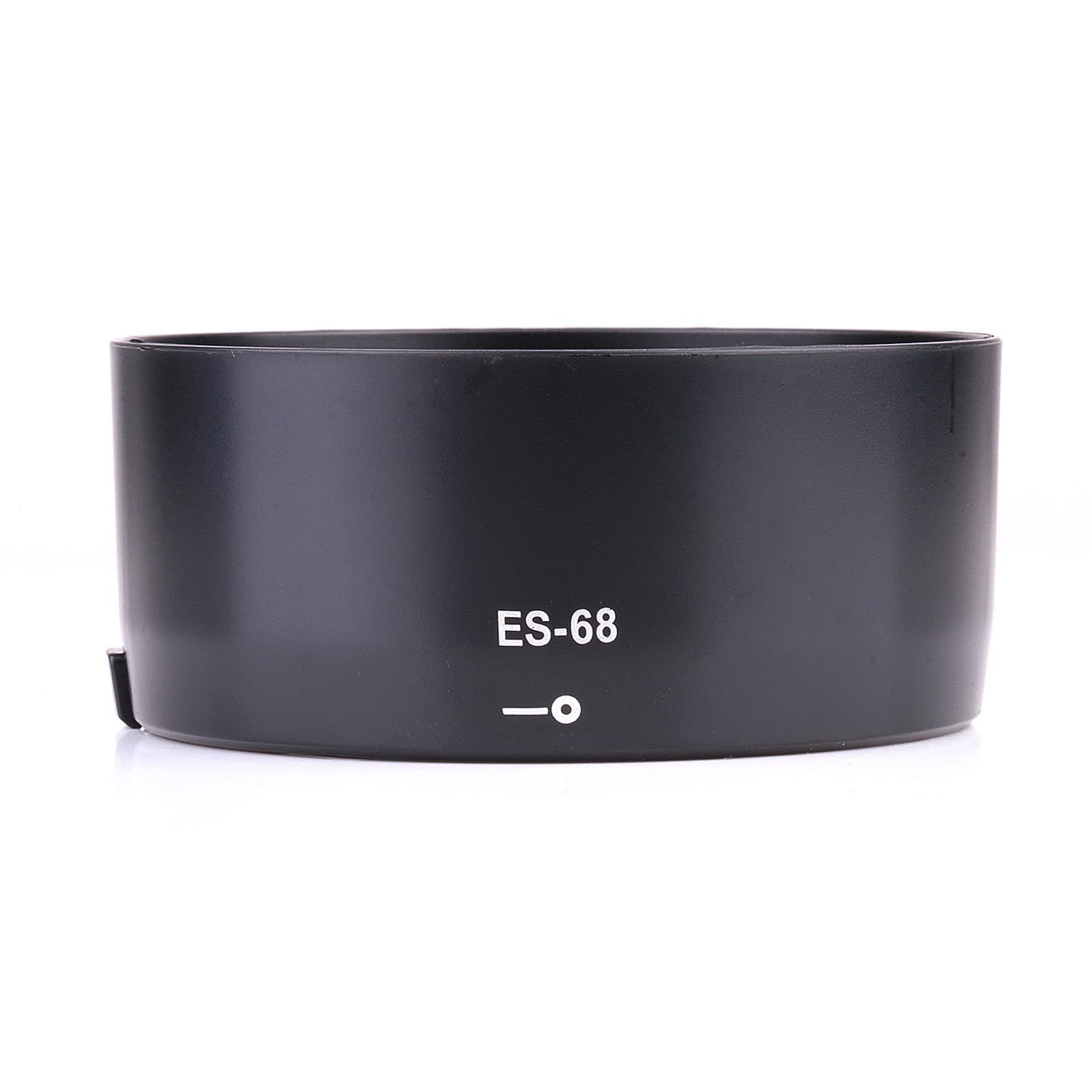 The ES-68 lotus-shaped lens hood is suitable for Canon's new EF 50mm f/1.8 STM lens.