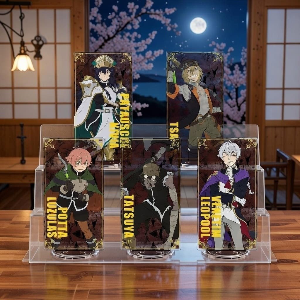 Anime Merchandise Featuring the Brave Character, Seamless Interlayered Acrylic Standee with Precision Engraving and CNC Cutting