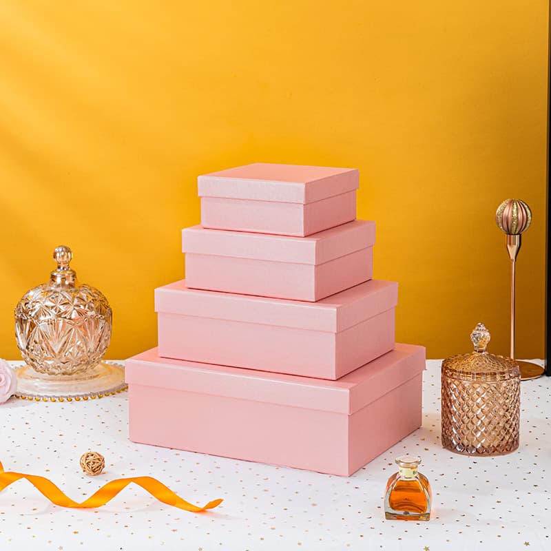 Factory Direct In-Stock Lid and Base Gift Box, Exquisite Gift Box, Thickened Gift Box, Empty Box, Square Jewelry Box, Small Box