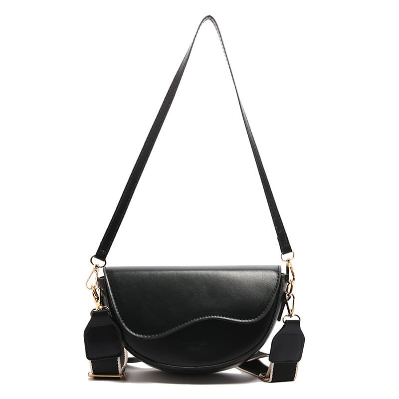 2026 New Trendy Crossbody Bag, Vintage Simple Versatile Shoulder Bag, Fashionable Underarm Saddle Bag