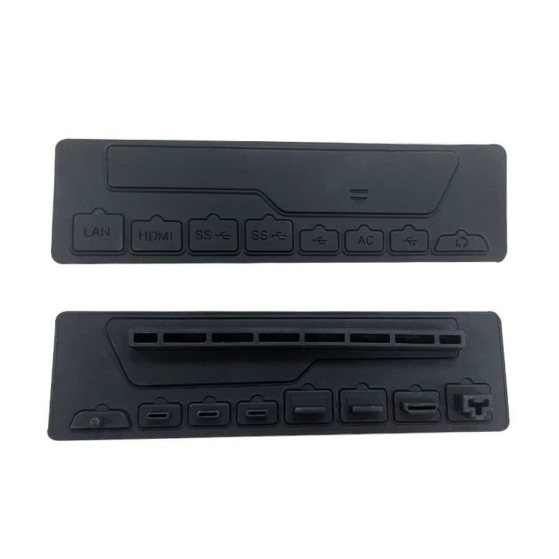 Suitable for PS5 slim host dust plug, PS5 pro host USB HDMI silicone dust plug 9-piece set