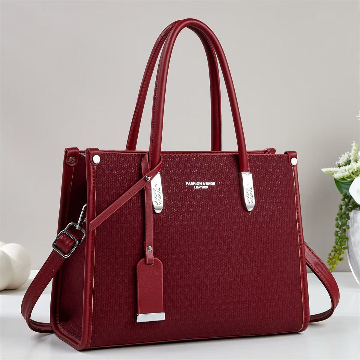 Women's Large Capacity Tote Bag for Fall/Winter, Premium Texture, Light Luxury Handbag, Handbags Factory Wholesale