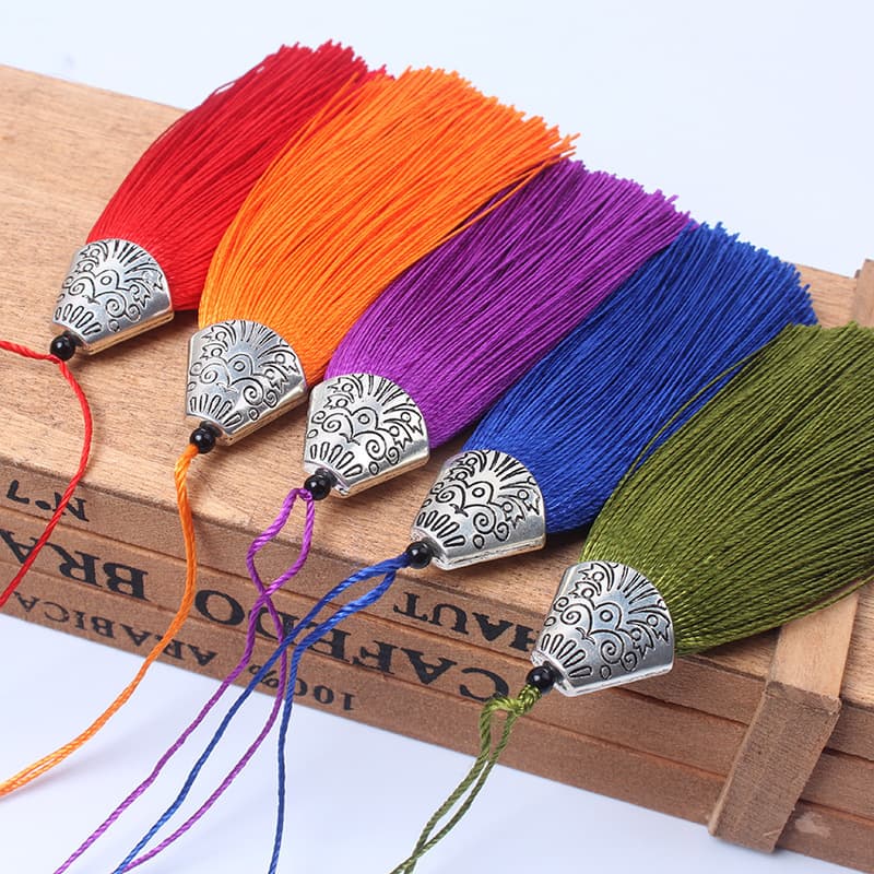 8CM fish mouth hat tassels tassels Chinese style bookmarks hanging tassels clothing sachets incense Chinese knot tassels wholesale