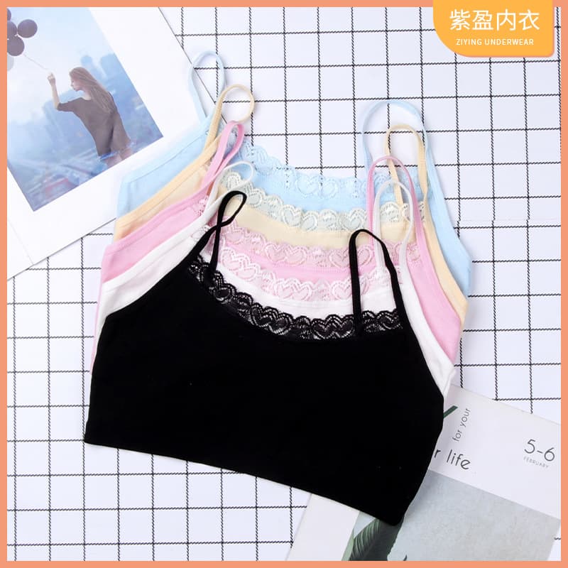 Training Bra, Strappy Sports Bra for Teen Girls, Wireless Comfort Wholesale, Breathable Student Women's Underwear