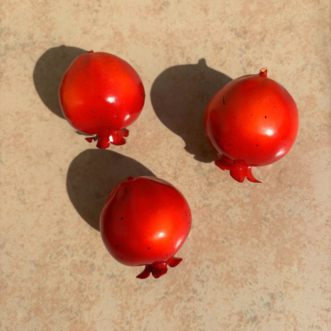 Factory direct sales simulated fruits, simulated pomegranates, festival ornaments, DIY 55 pomegranate head accessories, foam home ornaments