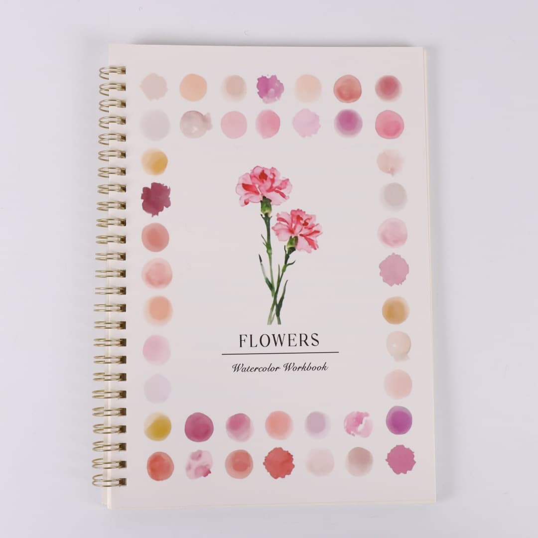 Cross-border Hot Sale Watercolor Workbook Watercolor Coloring Book with Watercolor Box