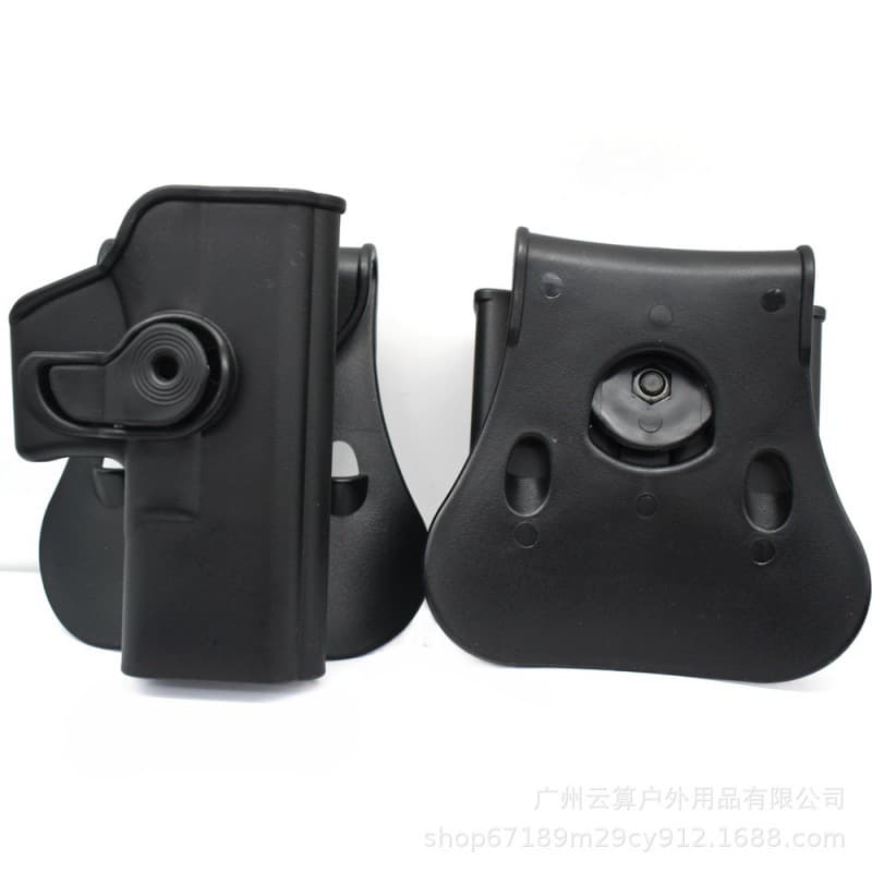 G17 Glock Set Outdoor Tactical Waist Plate Quick Draw Holster Plastic Holster Magazine Set Training Use