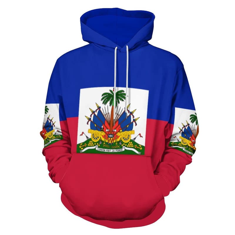 European and American Country Flag Men's and Women's Sports Hoodie Fashion 3D Printed Spring and Winter Casual Hoodie Source