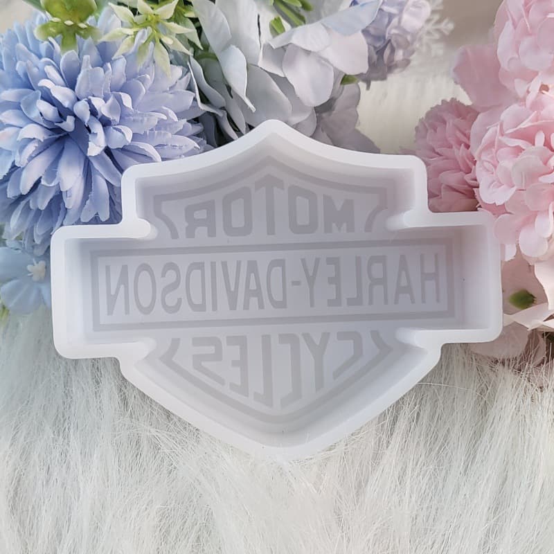 Harley Car Aroma Diffuser Resin Mold DIY Plaster Scented Candle Wax Melt Car Aroma Silicone Mold