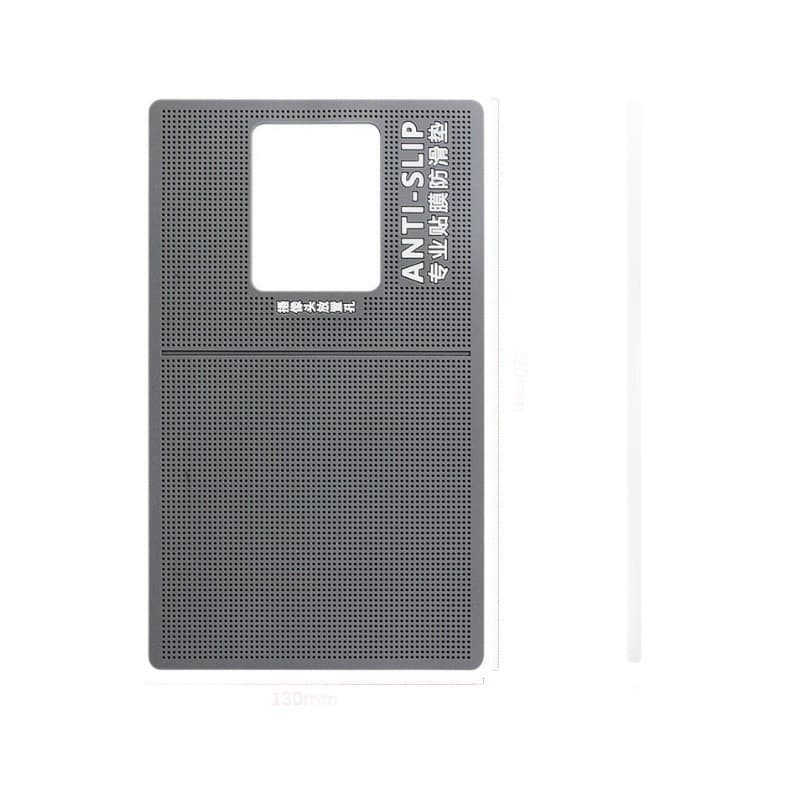 Mobile phone screen protector application tool anti-slip mat, camera hole cutting without damage, professional anti-slip mat tool to prevent displacement and assist in placement