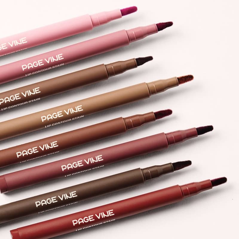 Cross-border Best Seller PAGE VINE Velvet Lip Liner TK Lipstick Waterproof Non-smudge Moisturizing Long-lasting Color