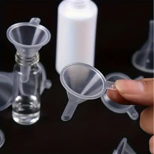 Perfume Filler Funnel Small Funnel Plastic Mini Funnel Essential Oil Dispensing Tool