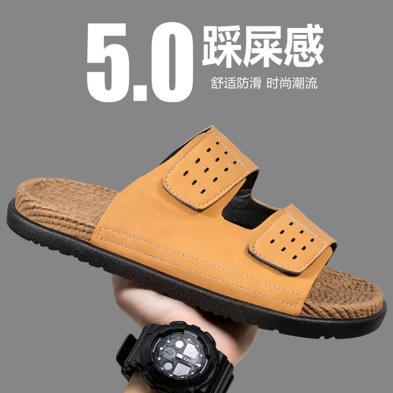 Slide Sandals Birkenstock Sandals for Men Summer Outdoor Trendy High-End Anti-Slip Water Sports Men's Slide Sandals