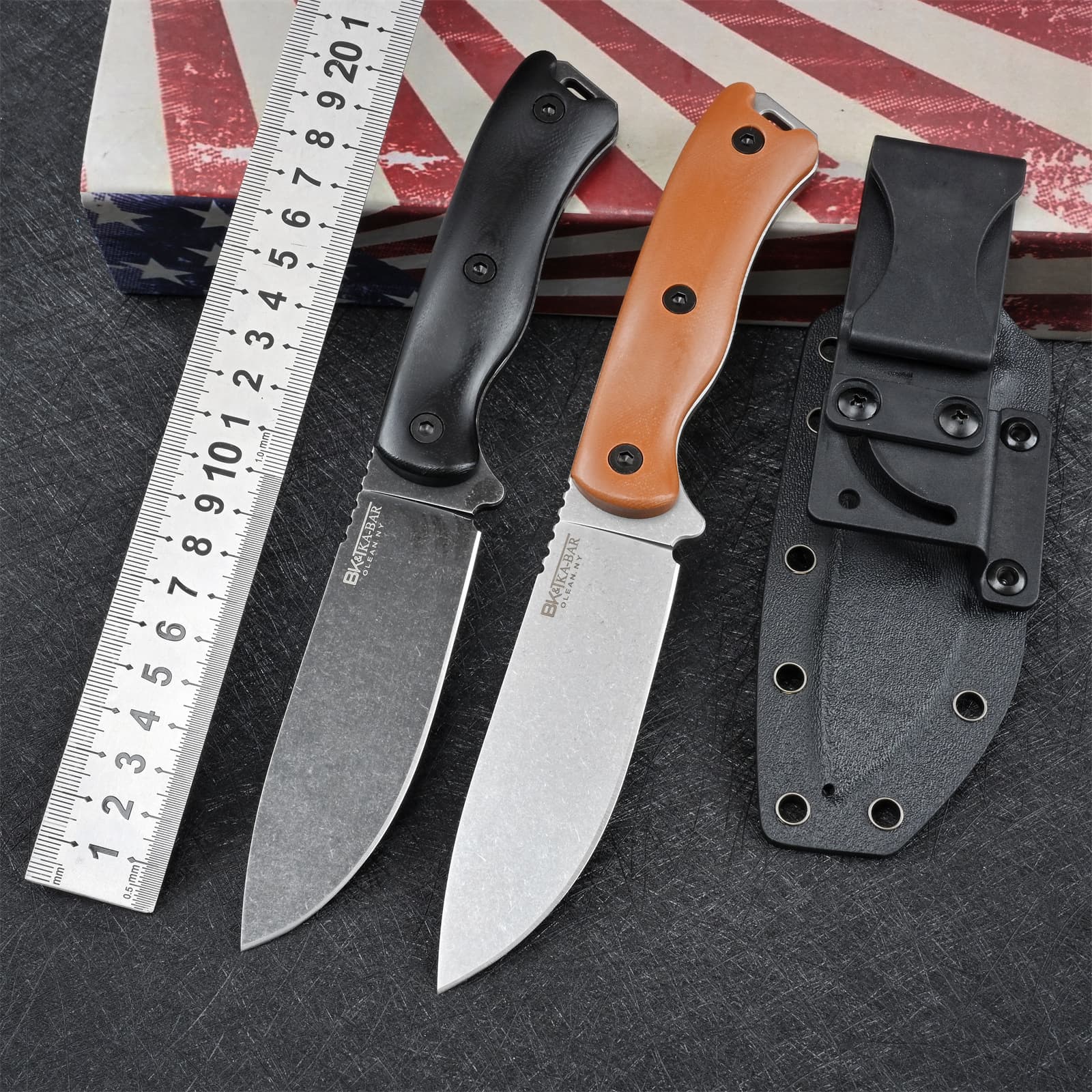 Kabar BK16G10 Heavy Duty Tactical Outdoor Knife Self-Defense Survival Hunting Knife Military Knife