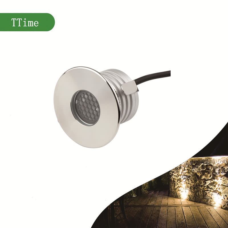 Direct Supplier Honeycomb Buried Light 35mm Ultra-Thin Stainless Steel Corner Light, Dimmable Step Lamp, 3-Year Warranty