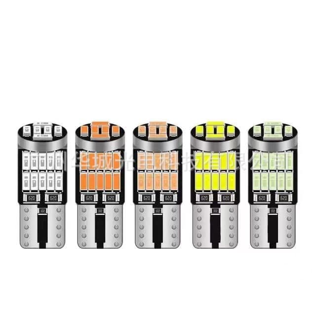 Car LED Position Light T10 4014 26SMD Decoding High Brightness W5W Dome Light License Plate Light Bulb